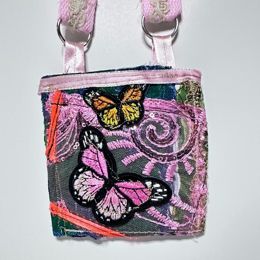 RUBYRUDI Necklace Purse, Hand Crafted, Amulet Wallet Pouch Artisan OOAK Signed